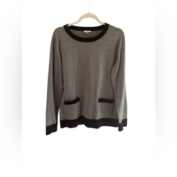 Vila Milano Tops - Vila  milano Women's Gray and Black Sweatshirt size L